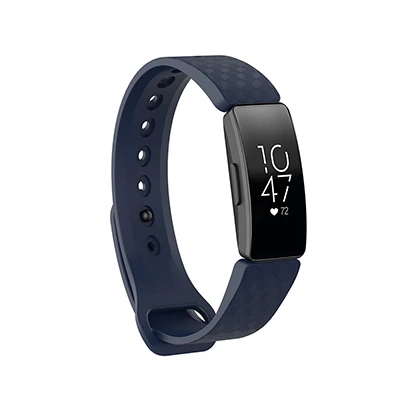Yuedaer силиконовый браслет ремешок для Fitbit Inspire/Inspire HR Band трекер для активности замена Смарт-Аксессуары - Цвет: Dark Blue