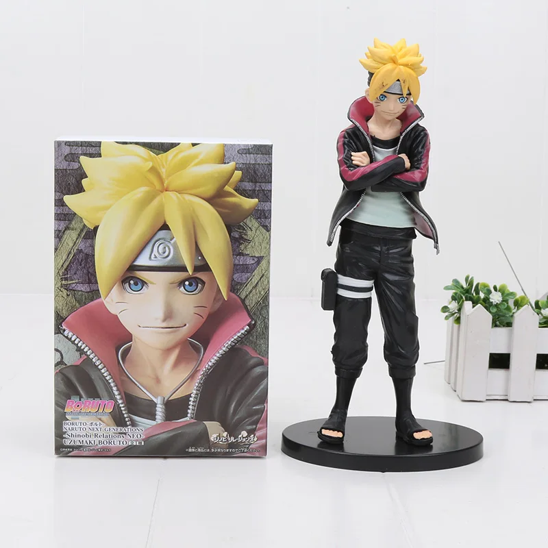730 Boruto with box Рисунок, аниме, Наруто Uzumaki Наруто, фигурка боруто Саске Учиха, модель игрушек, рождественский подарок, фигурка Наруто - Цвет: 730 Boruto with box