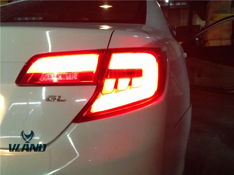 VLAND завод для авто задний фонарь Camry светодиодный 2012 2014 Ближний Восток DRL + Реверс