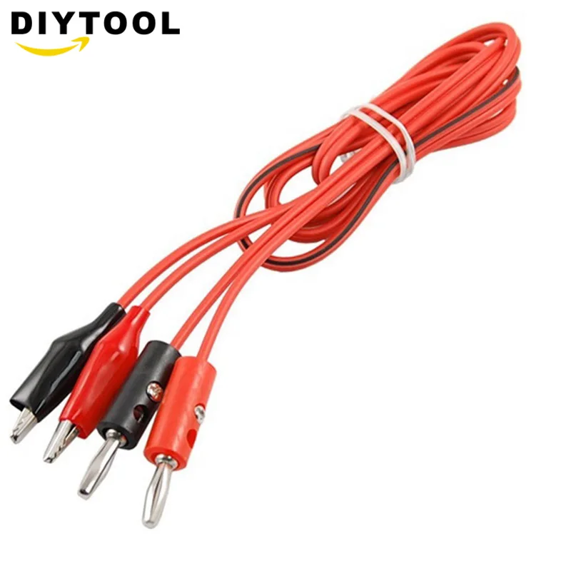 Аллигатор де К AV банан/usb разъем Тесты кабельный ввод Разъем Dual er зонд) зажимы типа