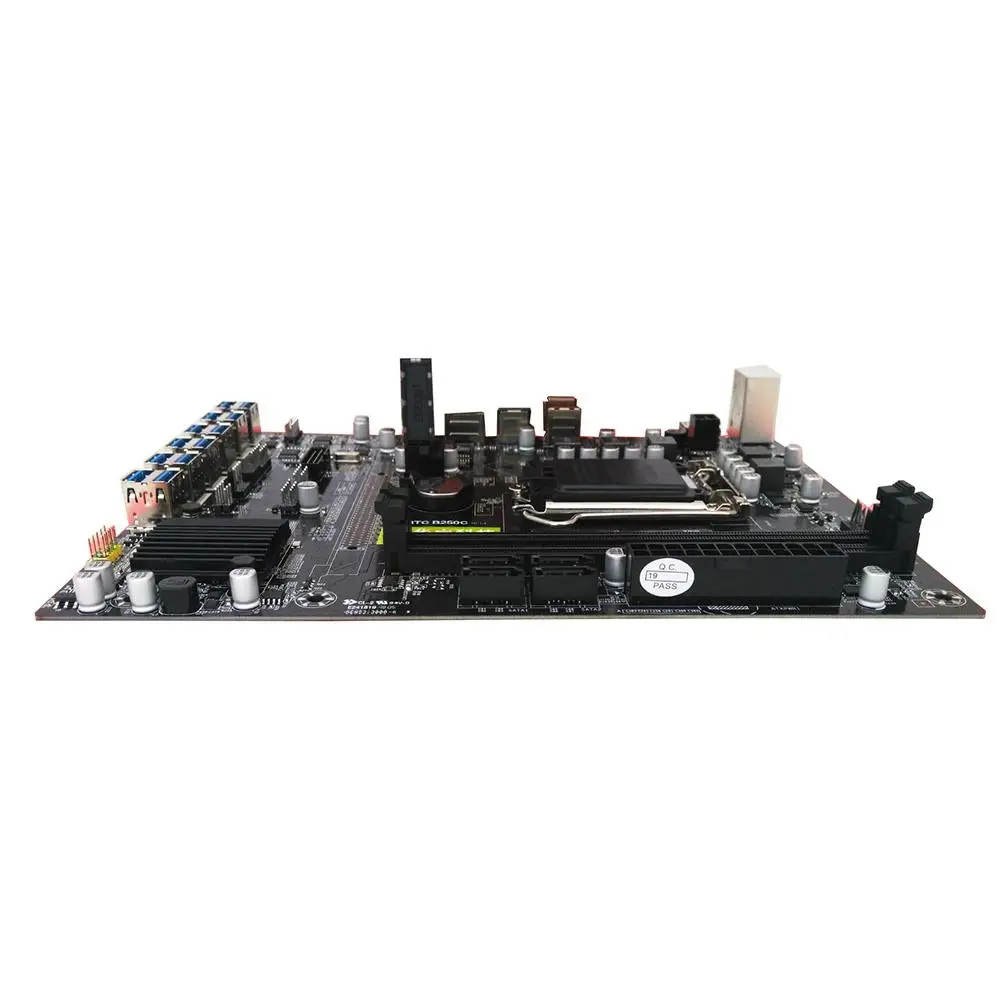 EastVita B250 BTC материнская плата LGA1151 процессор DDR4 память 12 карт USB3.0 адаптер расширения настольный компьютер материнская плата qr19