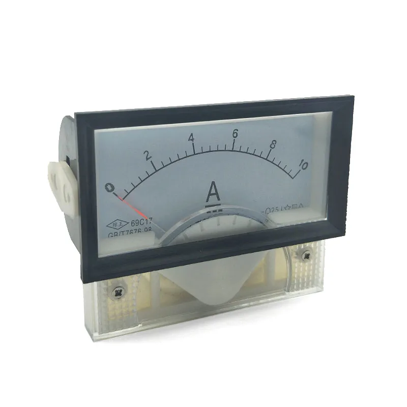 DC0-10A Rectangle Panel Meter Analog Ammeter 69C17 | Инструменты