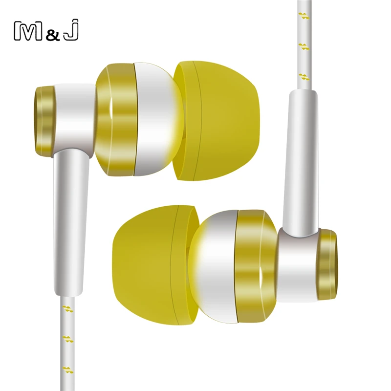 M &amp J MP3 MP4 проводка Сабвуфер гарнитура плетеная веревка провод ткань