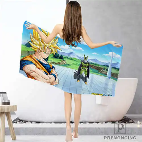 На заказ dragon-ball(1) тряпка для ванной комнаты полотенце s полотенце для лица/банное полотенце для душа s Размер 33x74 см/72x143 см#18-12-16-03-125