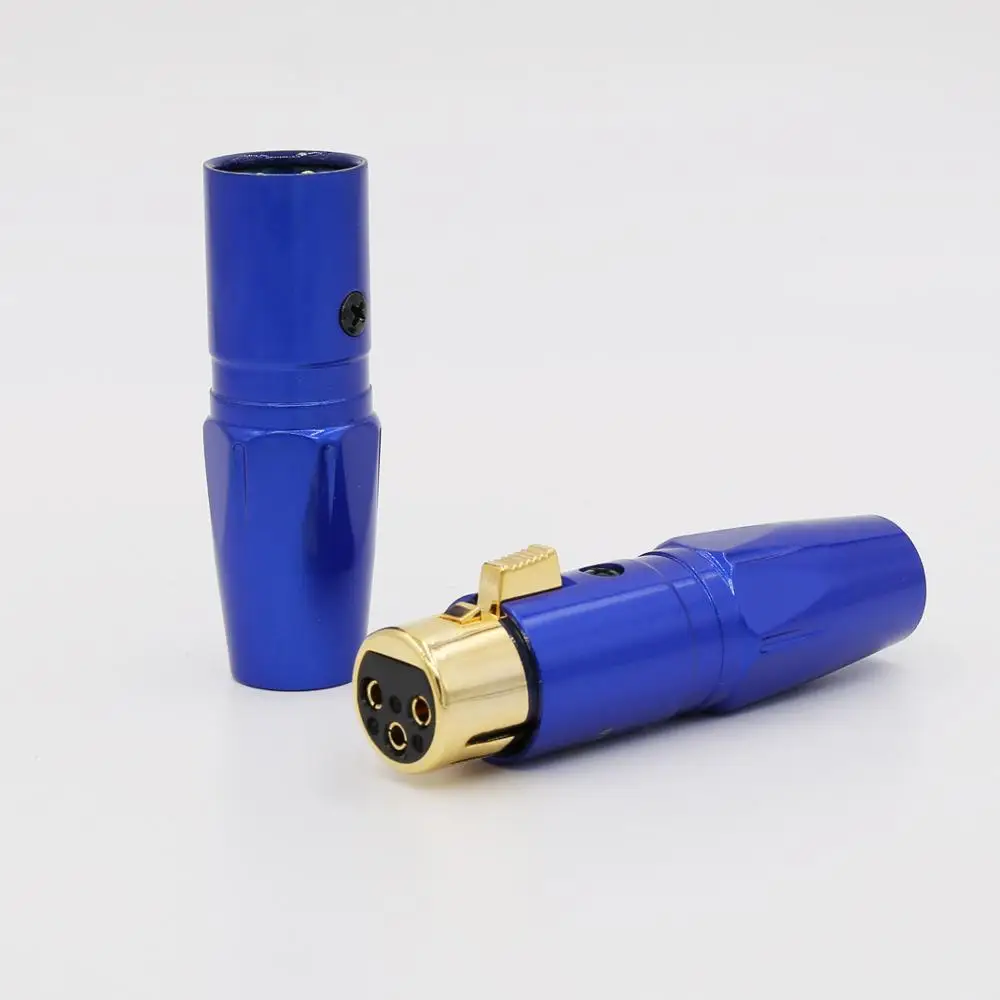 4 шт. Liton Позолоченный XLR аудио разъем для Hi Fi кабель|connectors for cables|connectors xlrconnectors gold |