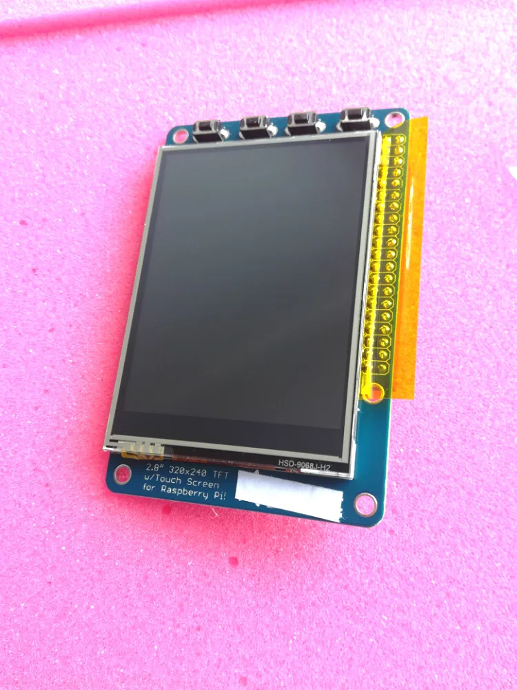 Инструменты для разработки дисплея 2298 дюйма PiTFT Plus, собранный 320x240 2,8 TFT + резистивный сенсорный экран