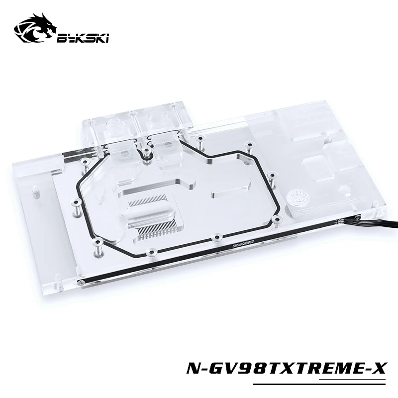 Bykski водный блок использовать для GIGABYTE GV N98TXTREME 6GD/GV W 6GD/полное покрытие графическая