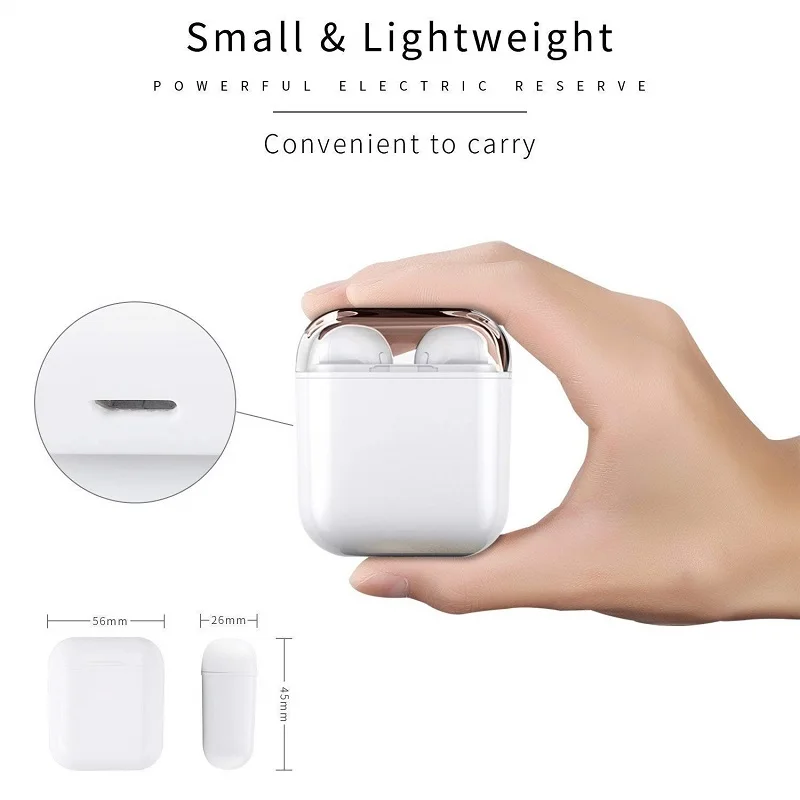 i7s TWS 5.0 Wireless Bluetooth Headphone for Posh Mobile Equal Plus X700 Tablet Earphone Music Earbud Charging Box | Электроника