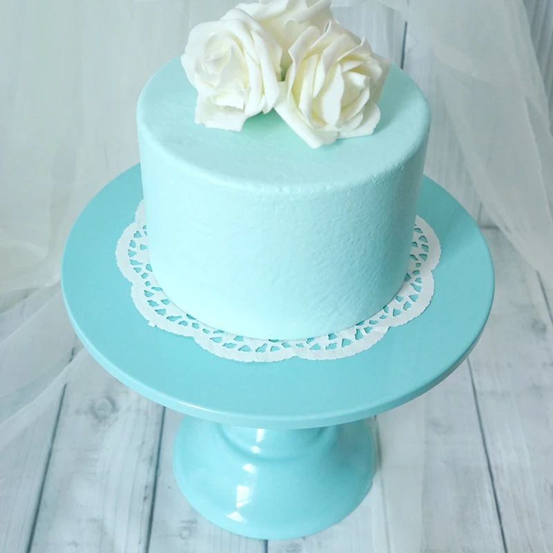 Подставка для торта Tiffany Blue 10/12 дюйма металлическая подставка свадебного