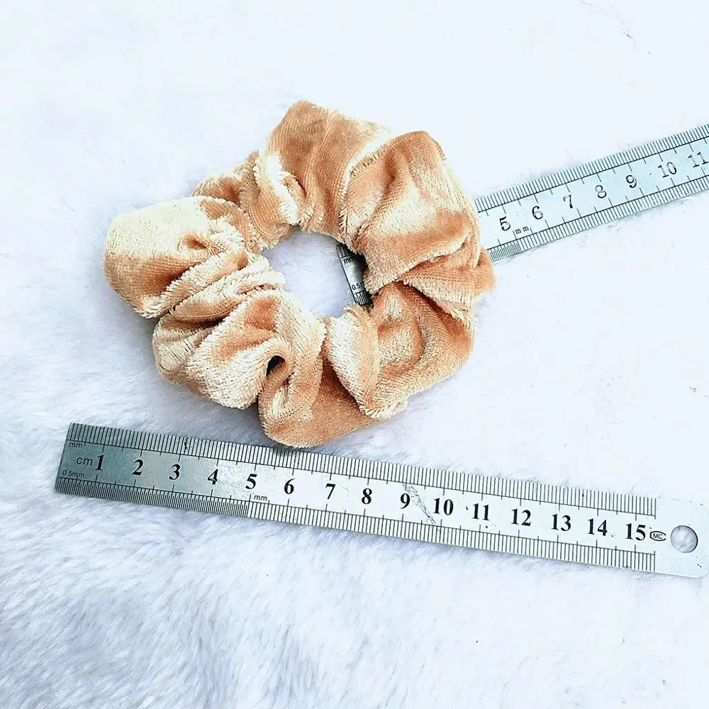 Резинки для волос женские винтажные бархатные эластичные заколки хвоста