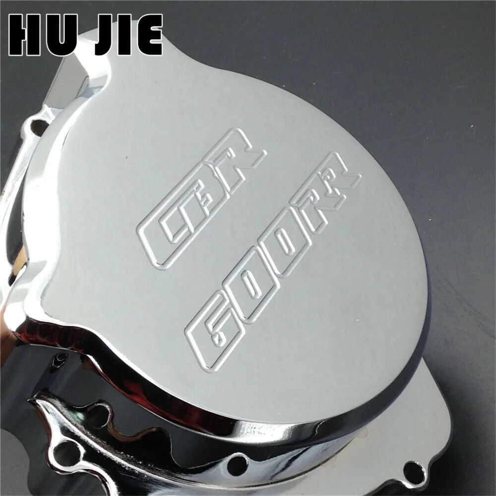 Для Honda CBR600RR CBR 600RR 2003 2004 2005 2006 мотоцикл черный двигатель статор Крышка хром Левая