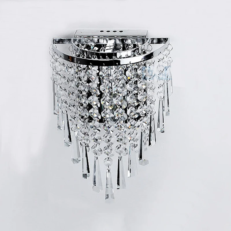 Современная хрустальная люстра настенный светильник 220 В E14 светодиодный