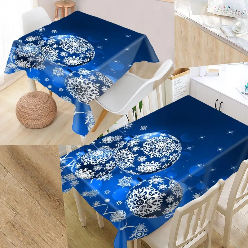 tablecloth Пользовательские Рождественские Элементы скатерть квадратная/прямоугольная Свадебная скатерть покрытие для телевизора чайная скатерть - Цвет: tablecloth