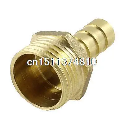 

Brass 1/2" NPT Threaded 10mm Air Gas Hose Barb Fitting Coupler Adapter