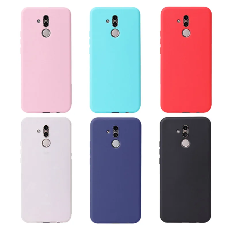 Чехол конфетного цвета Макарон Для Huawei Y6 Y5 Y9 2018 P20 P9 P10 Mate 20 Lite Honor 10 9 8X P Smart 2019 мягкие