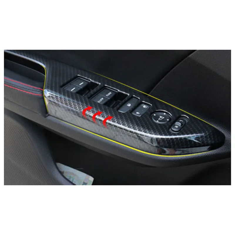 Высокое качество АБС углеродное волокно Переключатель блокировки окна