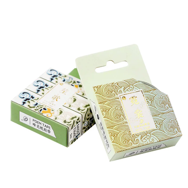 Милая клейкая лента в китайском стиле для маскировки парчи Рождественская