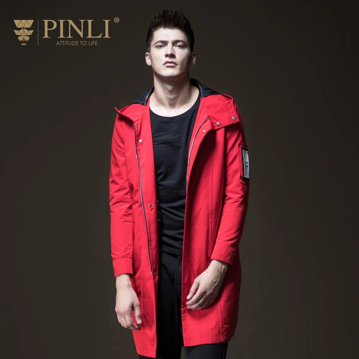 Мужское пальто куртка Пыльник Pinli B183603176 2019|Плащи и тренчи| |