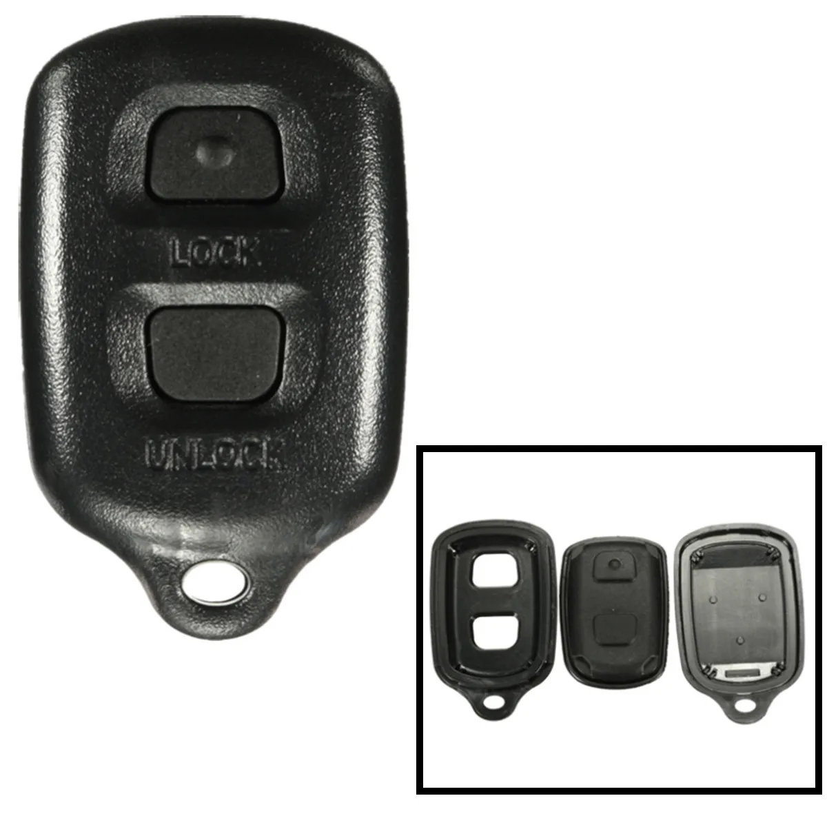 

Чехол-брелок с 2 кнопками для Toyota/Corolla/Camry/Rav4/Yaris