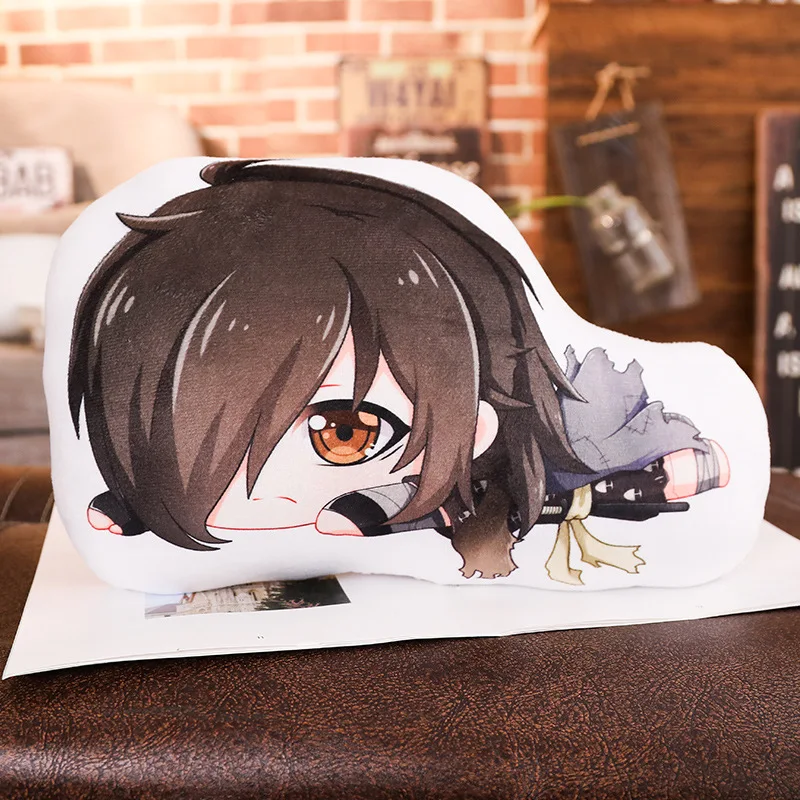 Dororo Подушка Игрушка Аниме Hyakkimaru короткая плюшевая кукла двухсторонний чехол