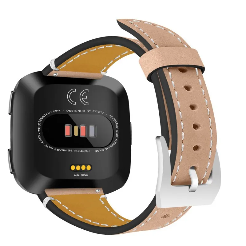 

Classic Leather Wristband Replacement Accessories Fitness Strap for Versa Women Men For Fitbit Versa Bands