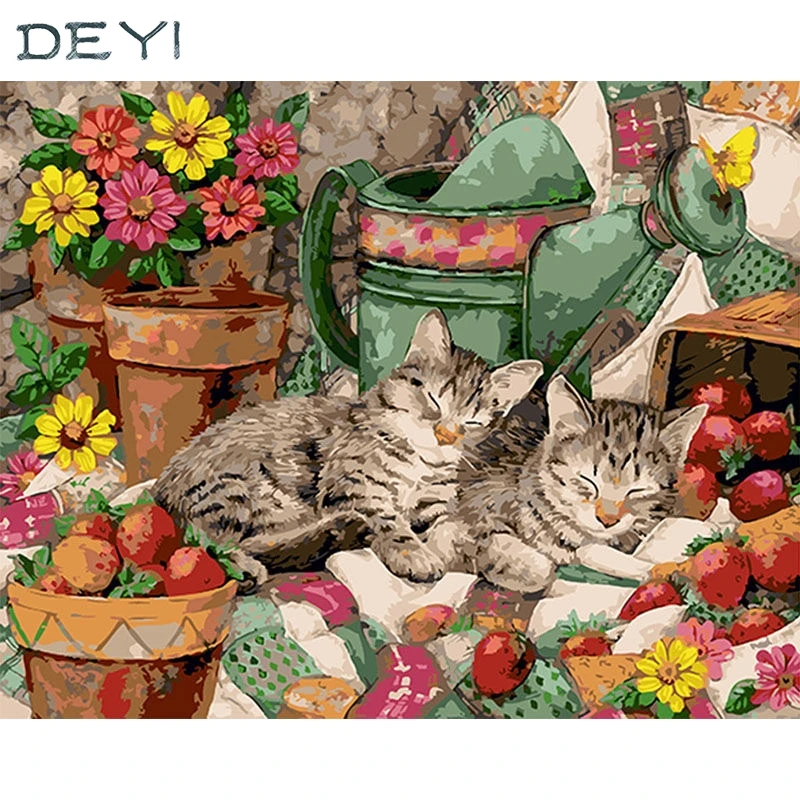 Украсить Pil живопись Darling Diy по номерам пейзаж холст картины для Гостиная