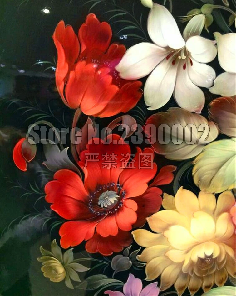 S Роза DIY Алмазная вышивка цветы алмазная картина крестиком полная квадратная Стразовая вышивка незавершенная украшение дома подарок - Цвет: S