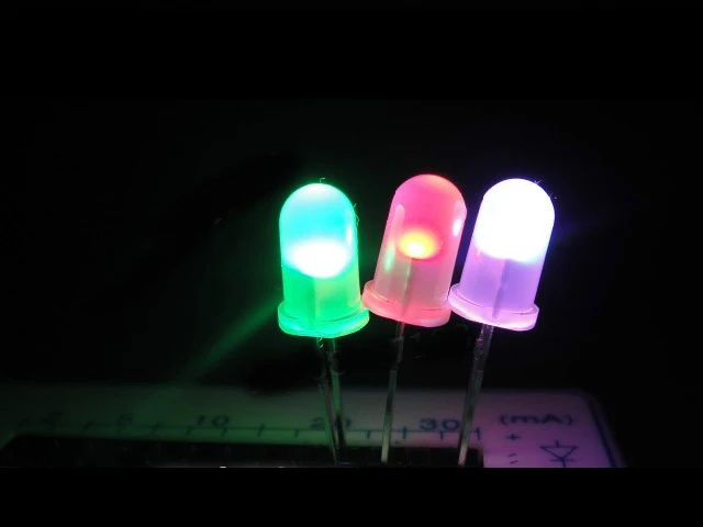 5 мм цветная круглая головка Светодиодная лампа бисер медленная вспышка