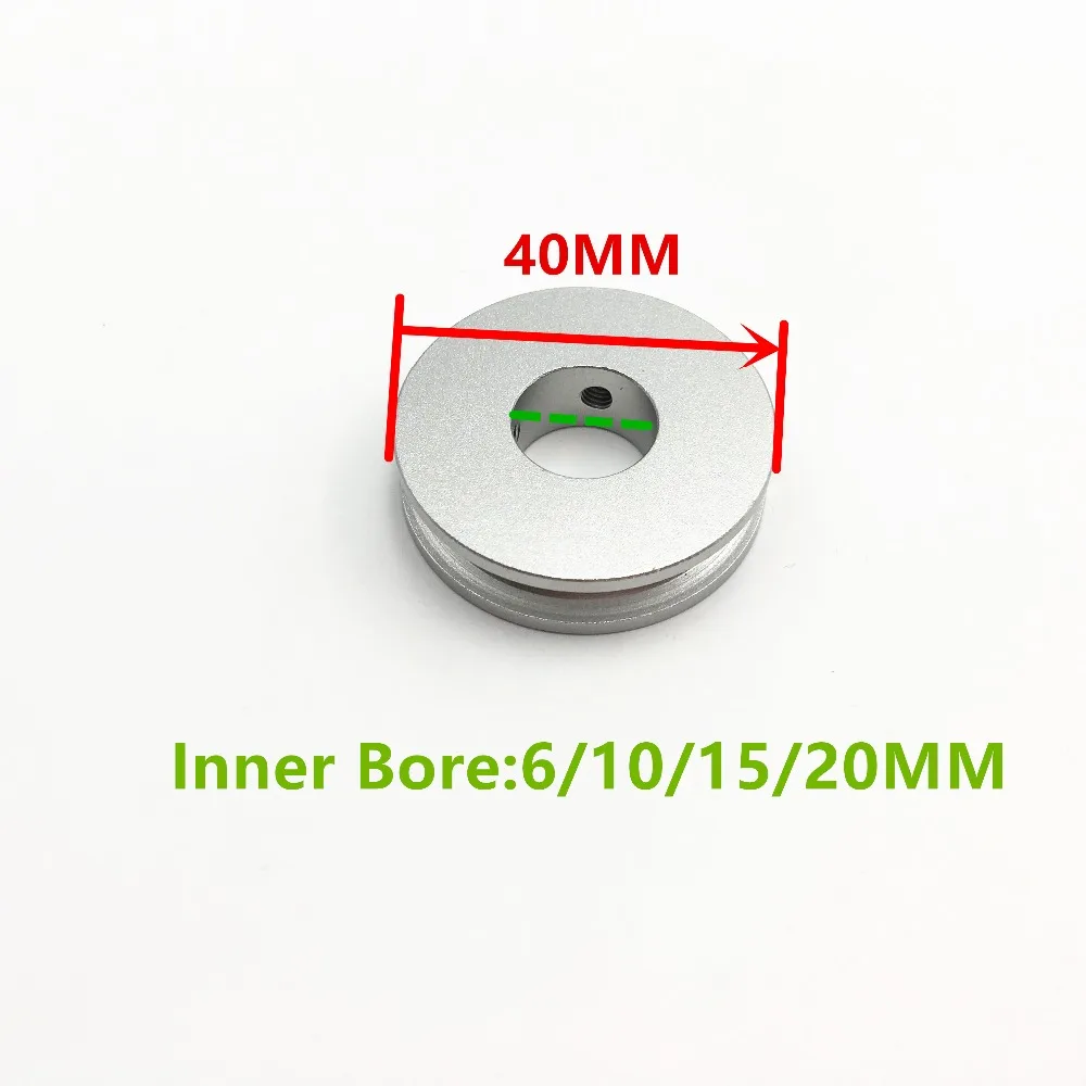 Одноканальный ременной шкив Funssor из алюминиевого сплава моторный вал колесо