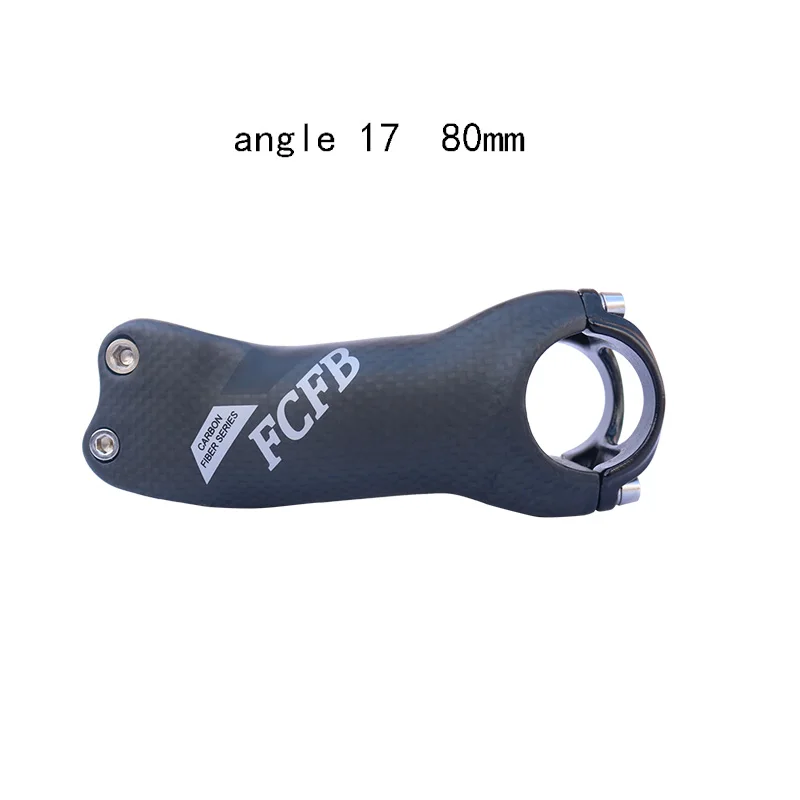 angle 17 matt FCFB Углеволокно велосипедные принадлежности велосипед Углеродные велосипедные кронштейны дорога/MTB 3 k матовая 6/17 градусов - Цвет: angle 17 matt