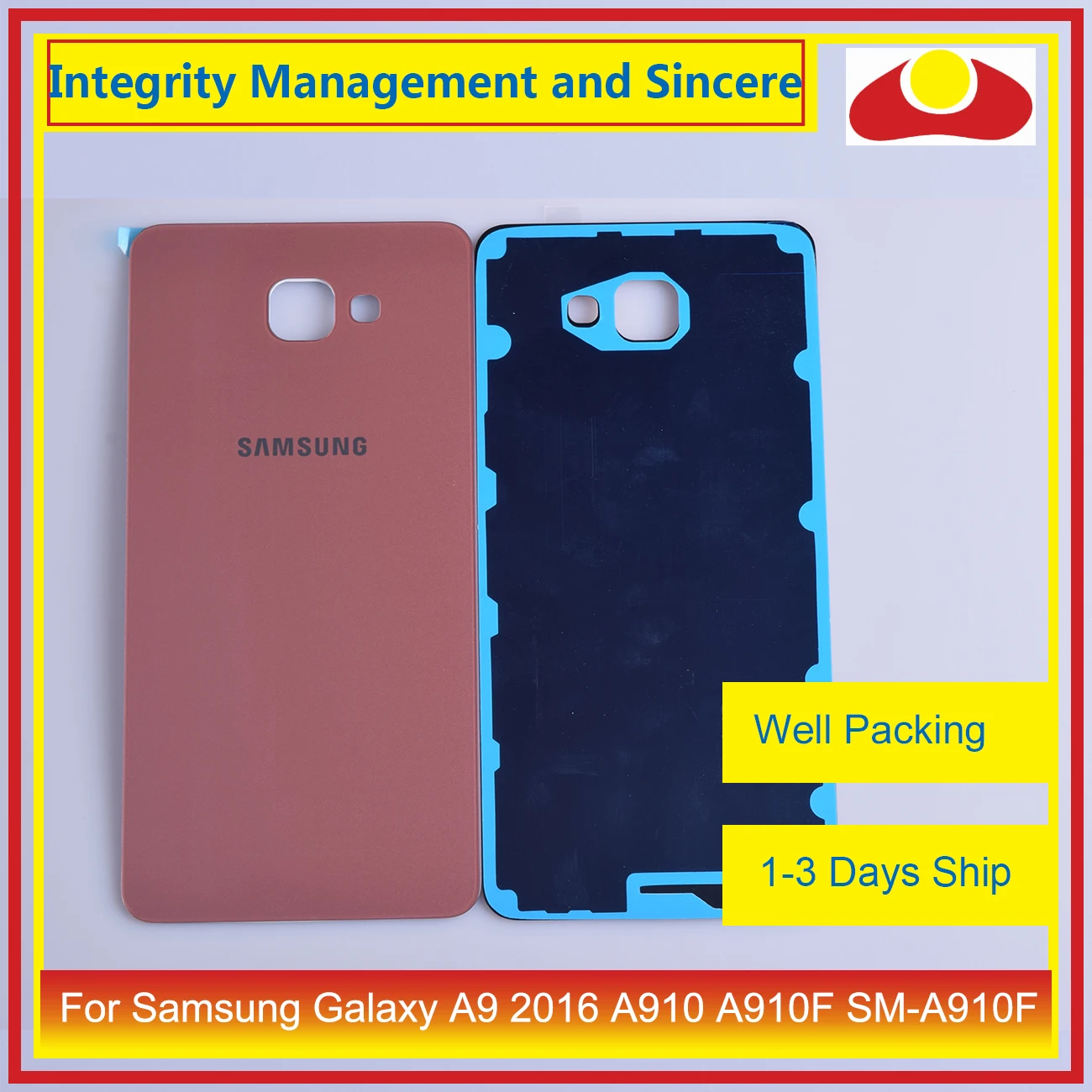 Для samsung Galaxy A9 Pro A910 A9100 A910F Корпус Батарея дверь задняя крышка корпуса Корпус сменная часть