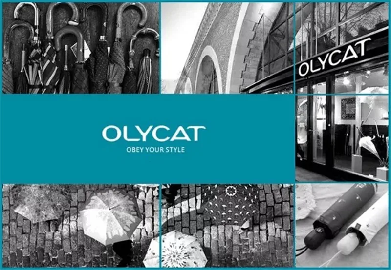 OLYCAT Сверхлегкий автоматический зонт от дождя для женщин, простой цвет, солнцезащитный, анти-УФ, для путешествий, зонтик от солнца, прозрачный, 6 K, ветрозащитный