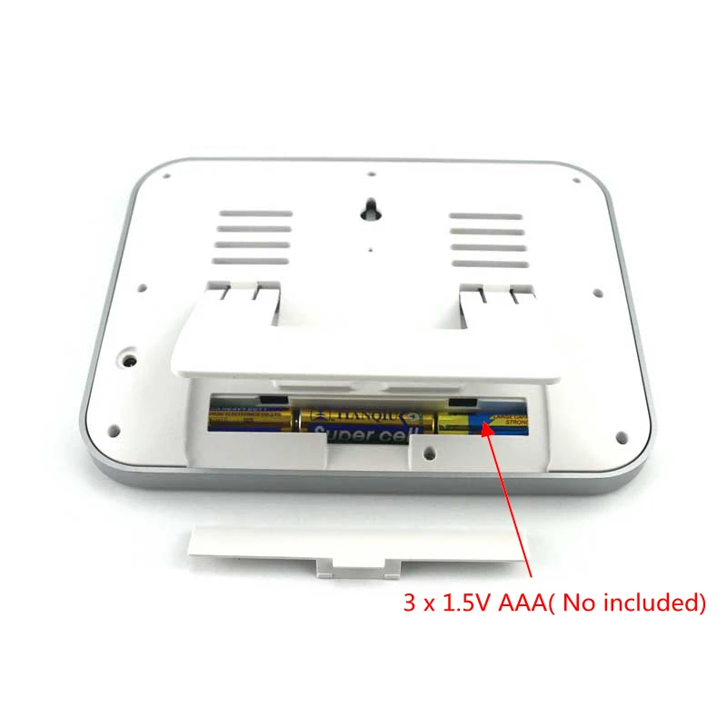 Сенсорная метеостанция с датчиком на открытом воздухе 3CH синий термометр фоновой