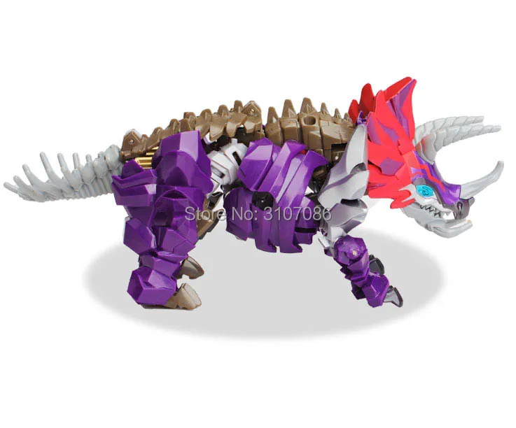 Трансформация фильм WeiJiang Triceratops Dinobot Slug темно-черный боевой урон динозавр сплав негабаритных действий игрушка робот