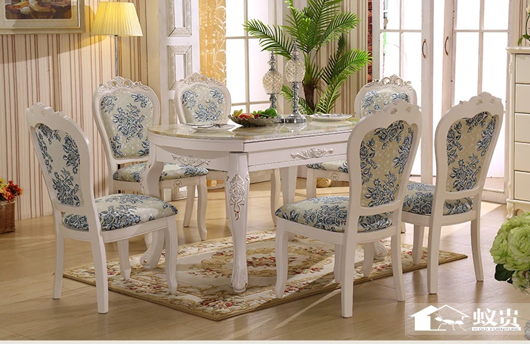 Роскошный деревянный обеденный стол и стул с резьбой H801|extendable table|dining roomextendible dining