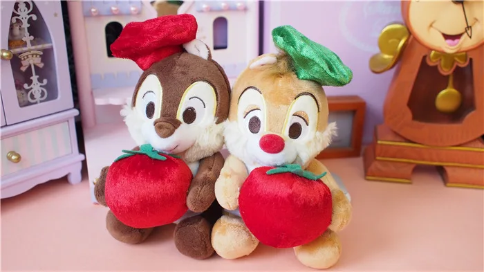 Грибное пальто томатный Пасхальный кролик куриное платье Chipmunks подарок плюшевая игрушка - Цвет: Tomato