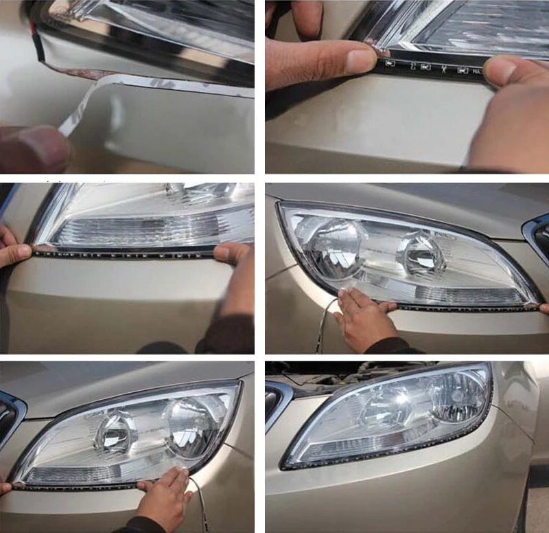 1x Авто декоративная Гибкая Светодиодные ленты высокомощный 12V 30 см 15SMD