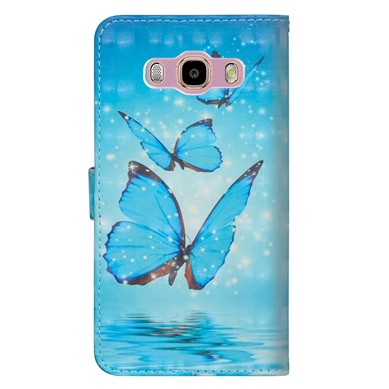 Роскошный флип чехол для телефона samsung Galaxy J5 2016 кожаный + силиконовый бумажник J510F
