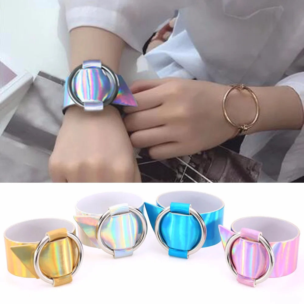 Лучшие новые модные ювелирные аксессуары панк mix colo rPU Круглый браслет лучший