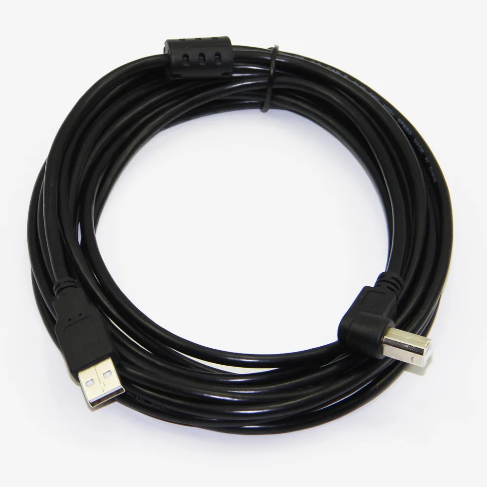 Кабель для принтера lballist 90 градусов USB 2 0 тип A штекер-Тип B двойной экранированный