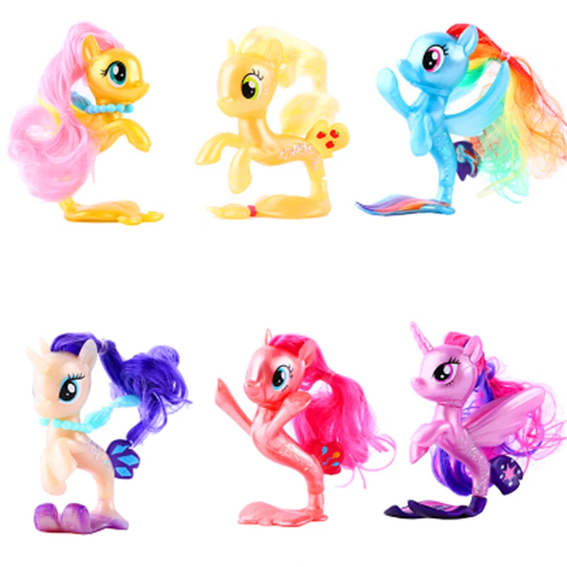 12 см ПВХ фигурка игрушки принцесса Skystar сумеречные сверкающие AppleJack FluttershyCelestia