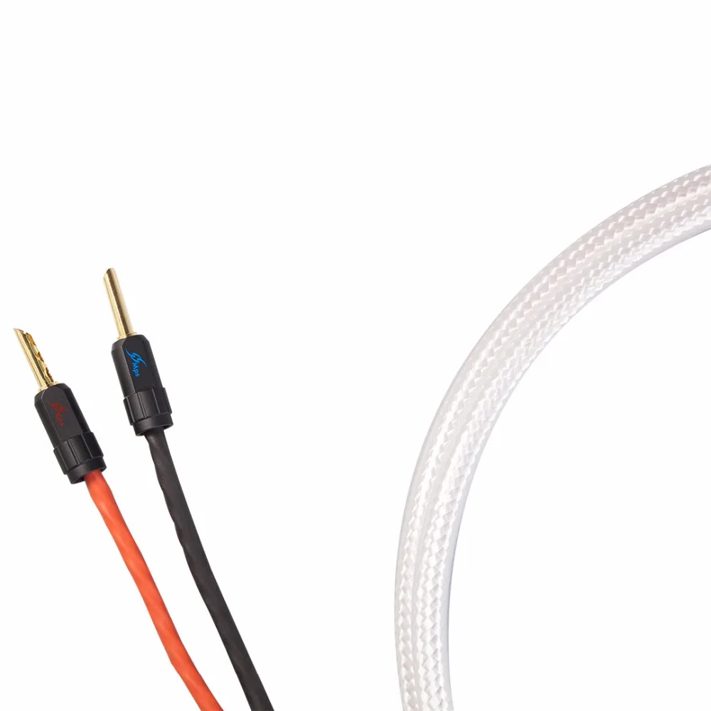 MPS M-8SP HiFi 99.9997% OFC серебристый Hi-Fi кабель для динамика провод Bi Wire динамик AMP аудио 24K