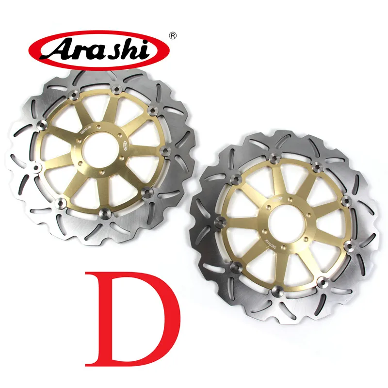 Gold Араши для поездок на мотоцикле DUCATI 916 SPS 1997-1998 ЧПУ передние тормозные диски тормозной диск 1997 1998 Монстр S4 916 2001 2002 2003 996 BIPOSTO 1999-2001 - Цвет: Gold