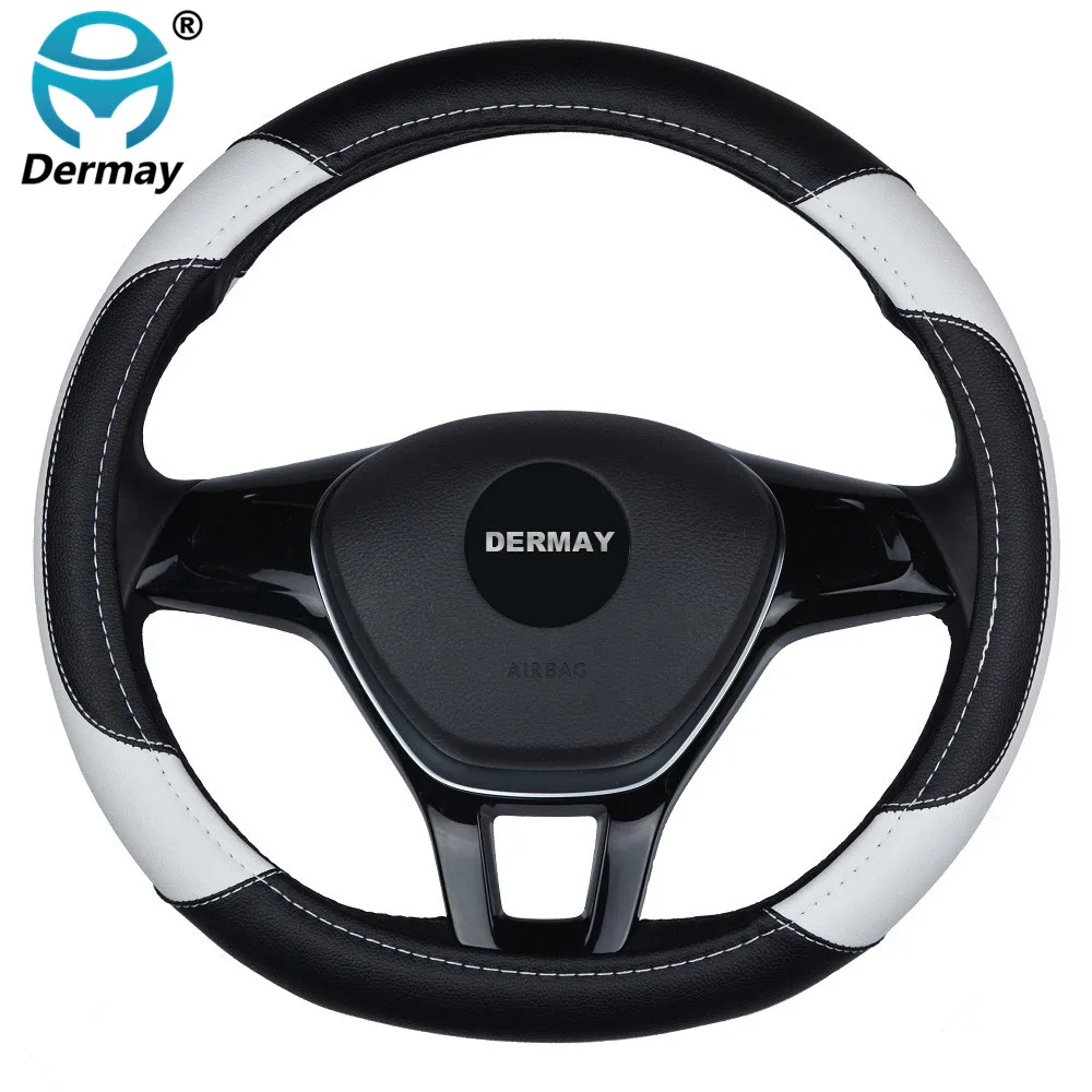 Тюнинг автомобиля высококачественный чехол на рулевое колесо защита 38 см/15