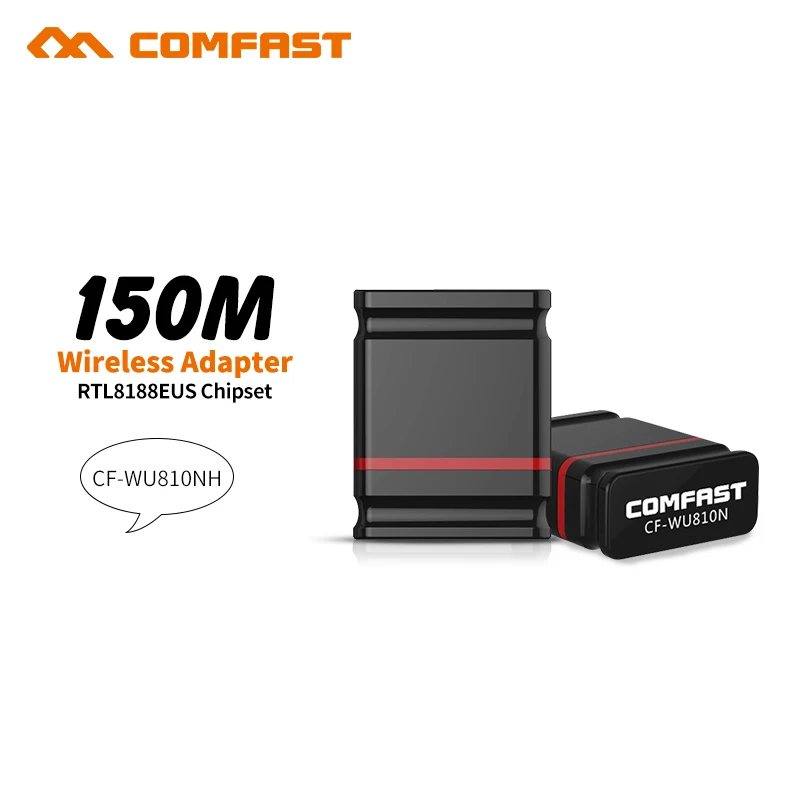 2 шт. Comfast adaptador Wi Fi RTL8188EU wifi донгл CF WU810N приемный usb адаптер точка доступа мягкий AP