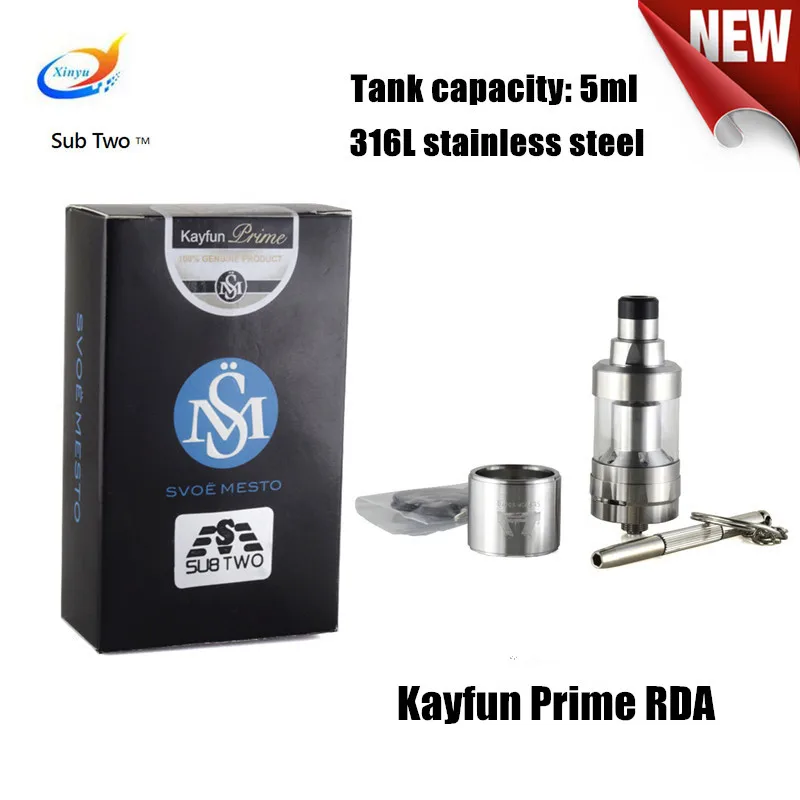 Лидер продаж! Атомайзер Kayfun prime kayfun v6 RDA электронная сигарета испаритель RDTA вейп