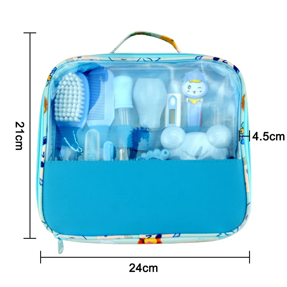 

13pcs/Set Multifunction Newborn Baby Kids Nail Hair Health Care Thermometer Grooming Brush Kit Healthcare Accessories Drop ship