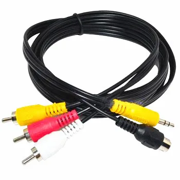 S-Video &amp 3 5 мм аудио в композитное видео и RCA L/R Бесплатная доставка |