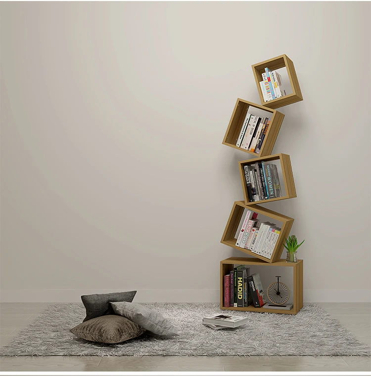Луи Мода книжные шкафы подвеска простой посадочный баланс дисплей для хранения креативная комната для хранения