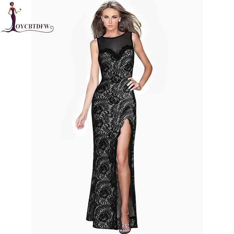 Женское платье 2018 Модное Новое Элегантное женское кружевное тонкое